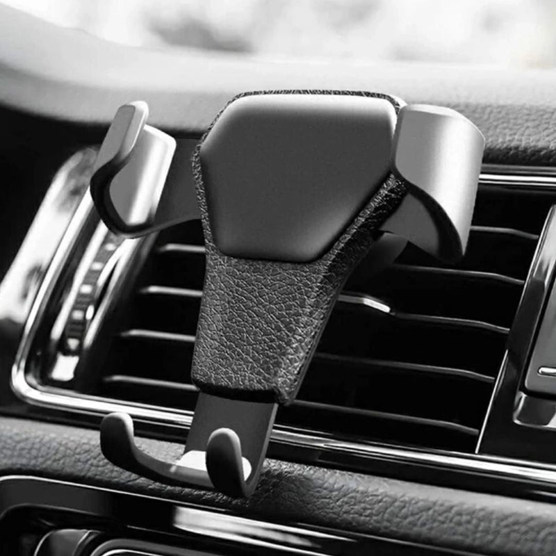 support telephone voiture pour aerateur noir
