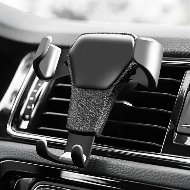 support telephone voiture pour aerateur universel noir