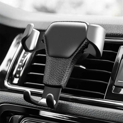 support telephone voiture pour aerateur universel noir