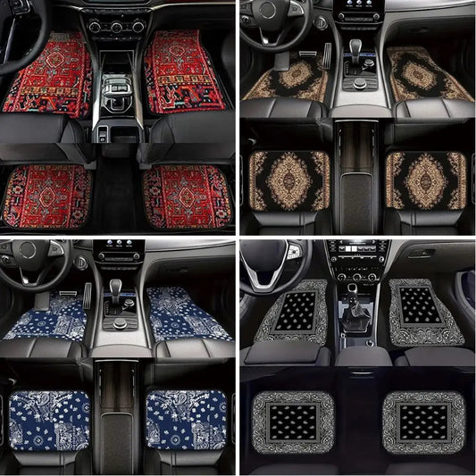 tapis de sol de voiture boheme antiderapant