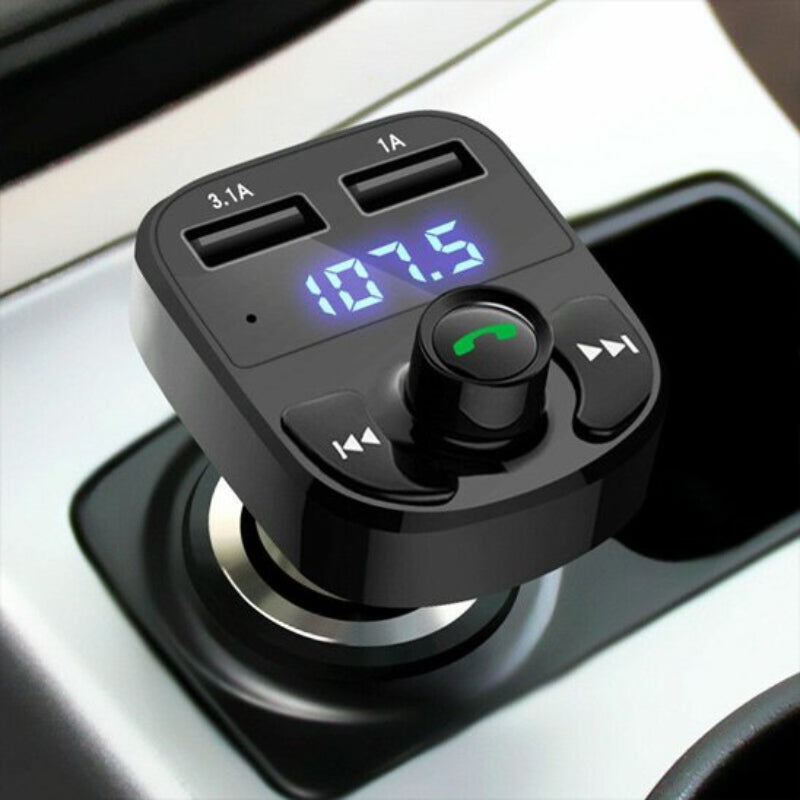transmetteur fm bluetooth deux ports usb