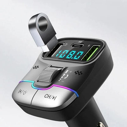 transmetteur fm et bluetooth audiodrive avec cle usb