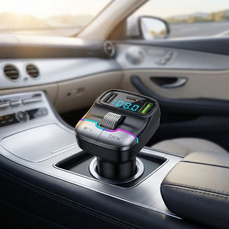 transmetteur fm et bluetooth hd pratique